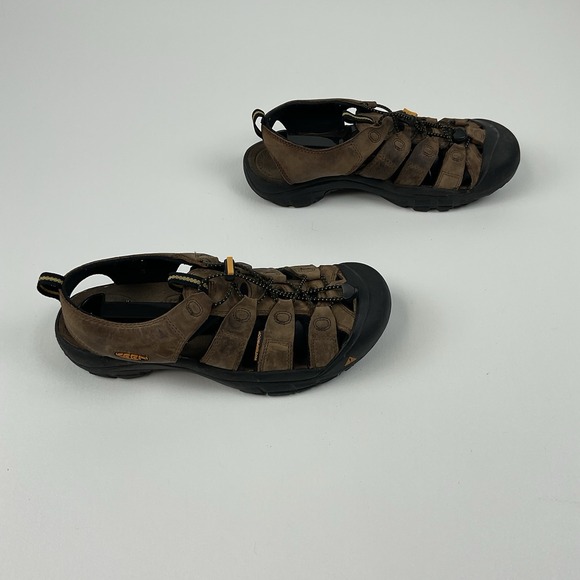 Keen Newport Hiking Sandals Men's 11.5 Waterproof Leather Brown Black Outdoor - Picture 6 of 10